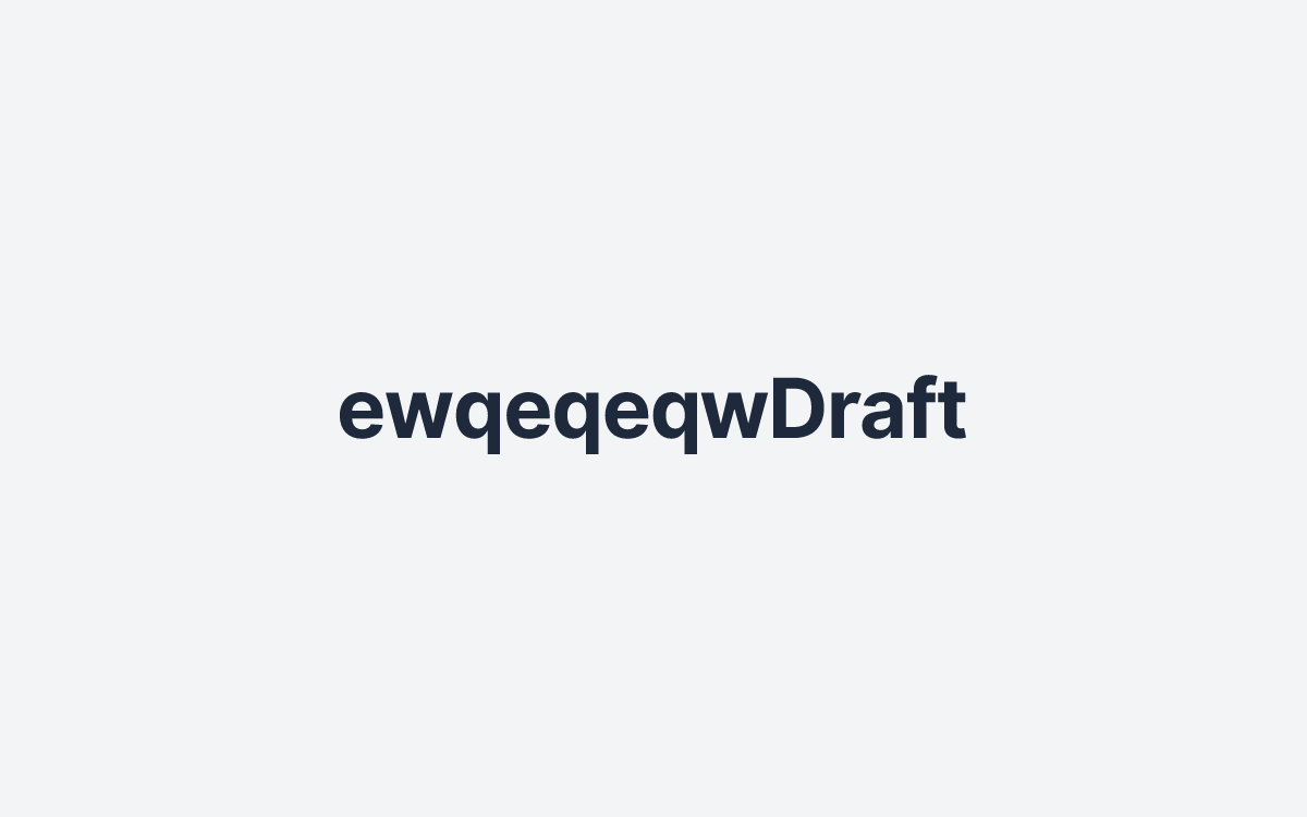 ewqeqeqwDraft